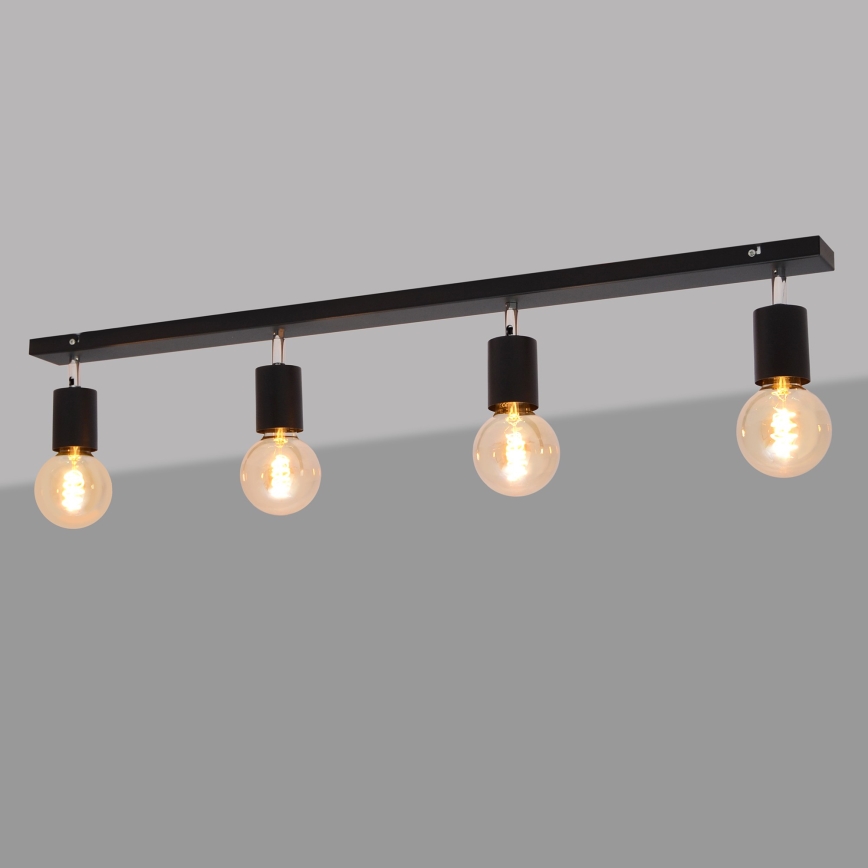 Starmetis TUNE 4xE27/20W/230V melns