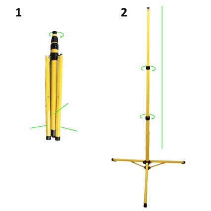 Starmetis uz Statīva 165 cm