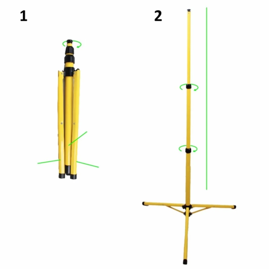 Starmetis uz Statīva 165 cm