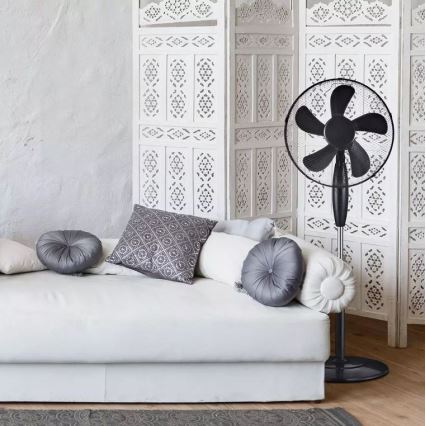 Statīva ventilators Ø 43 cm 55W/230V melns