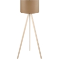 Stāvlampa AYD 1xE27/40W/230V brūna/bēša
