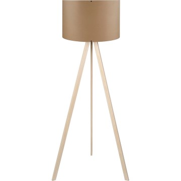 Stāvlampa AYD 1xE27/40W/230V brūna/bēša