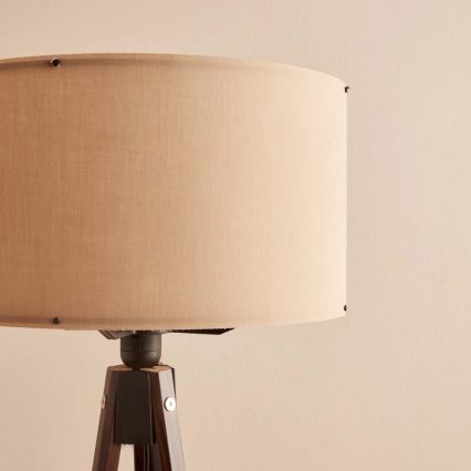 Stāvlampa AYD 1xE27/40W/230V brūna/bēša