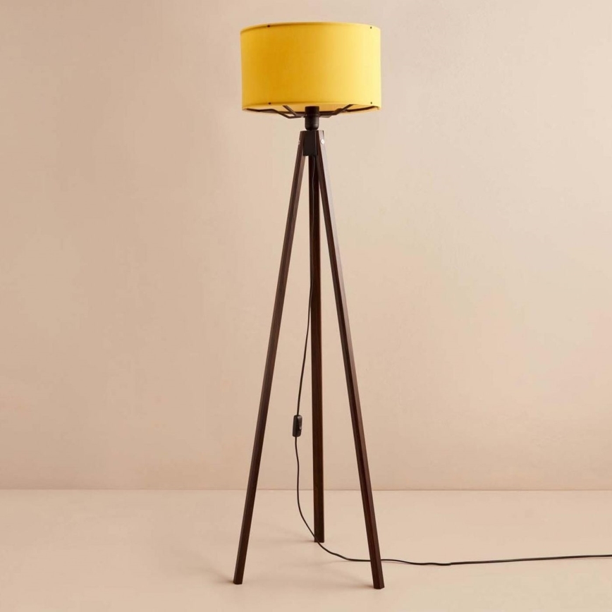 Stāvlampa AYD 1xE27/40W/230V brūna/oranža