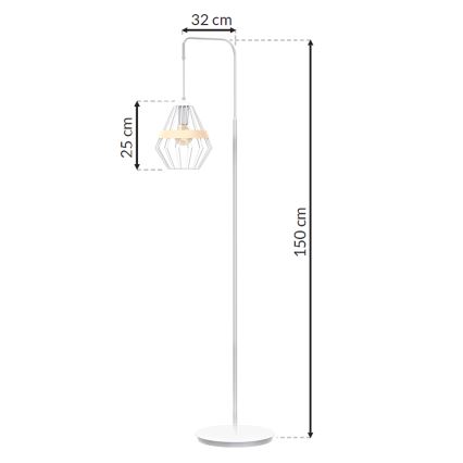 Stāvlampa CLIF 1xE27/60W/230V