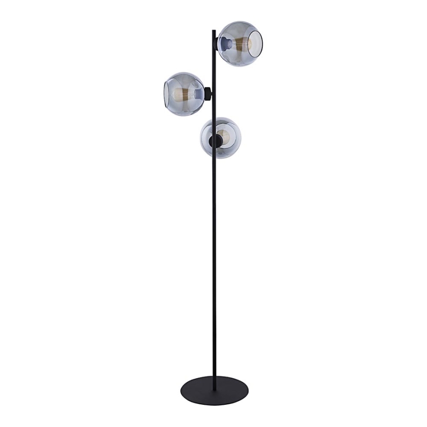 Stāvlampa CUBUS 3xE27/60W/230V melna