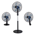 Stāvošais ventilators 3 in 1, 50 W/230 V, Ø 40 cm, melns