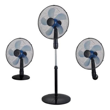 Stāvošais ventilators 3 in 1, 50 W/230 V, Ø 40 cm, melns