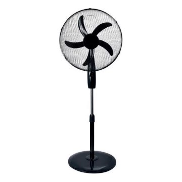 Stāvventilators 60 W/230 V, diametrs 50 cm, melns