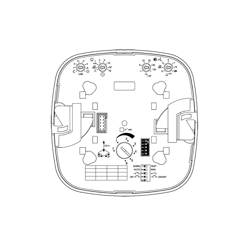 Steinel 002770 - Uztveršanas detektors IR Quattro HD 24m COM2 balts