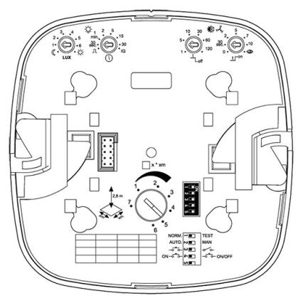 Steinel 002848 - Klātbūtnes detektors HF 360 COM2 balts