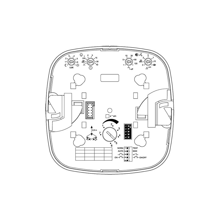 Steinel 002848 - Klātbūtnes detektors HF 360 COM2 balts
