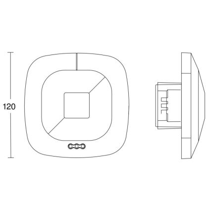 Steinel 002848 - Klātbūtnes detektors HF 360 COM2 balts