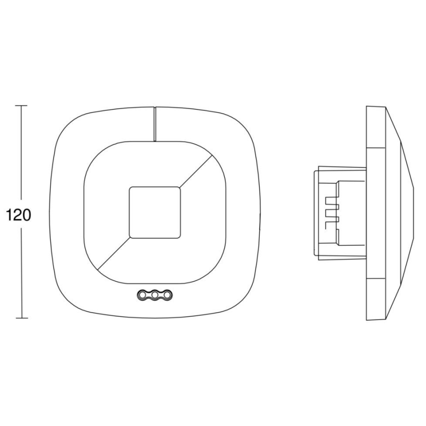 Steinel 002848 - Klātbūtnes detektors HF 360 COM2 balts