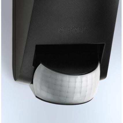STEINEL 005535 - Āra sienas gaismeklis ar sensoru L585S 1xE27/60W melns IP44