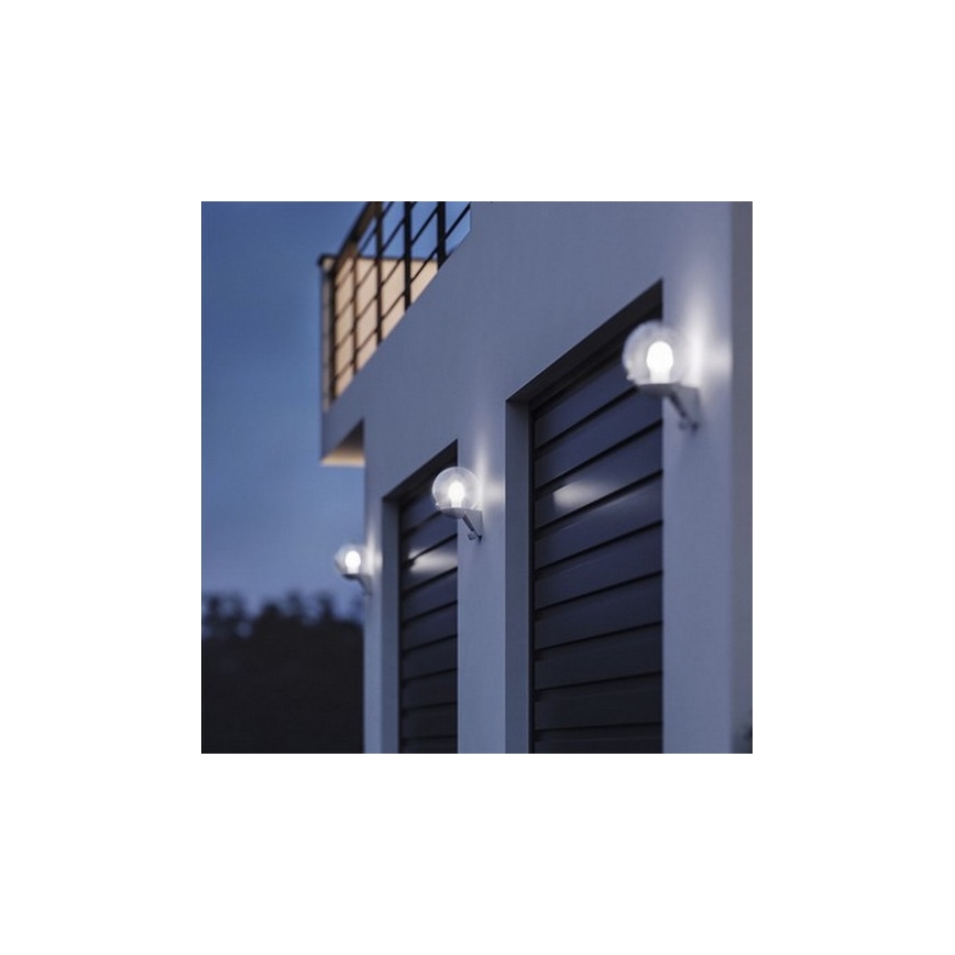 STEINEL 005917 - Āra Sienas Apgaismojums ar sensoru L585S 1xE27/60W balts