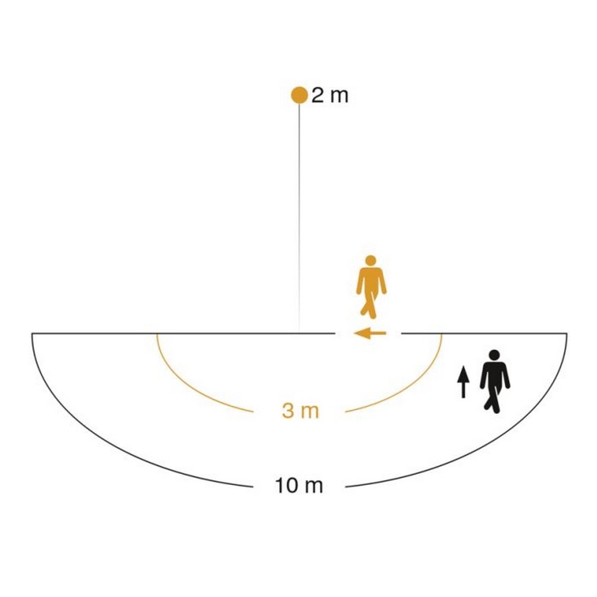 Steinel 009816 - Āra Sienas Apgaismojums ar sensoru L 22 S 1xE27/60W/230V