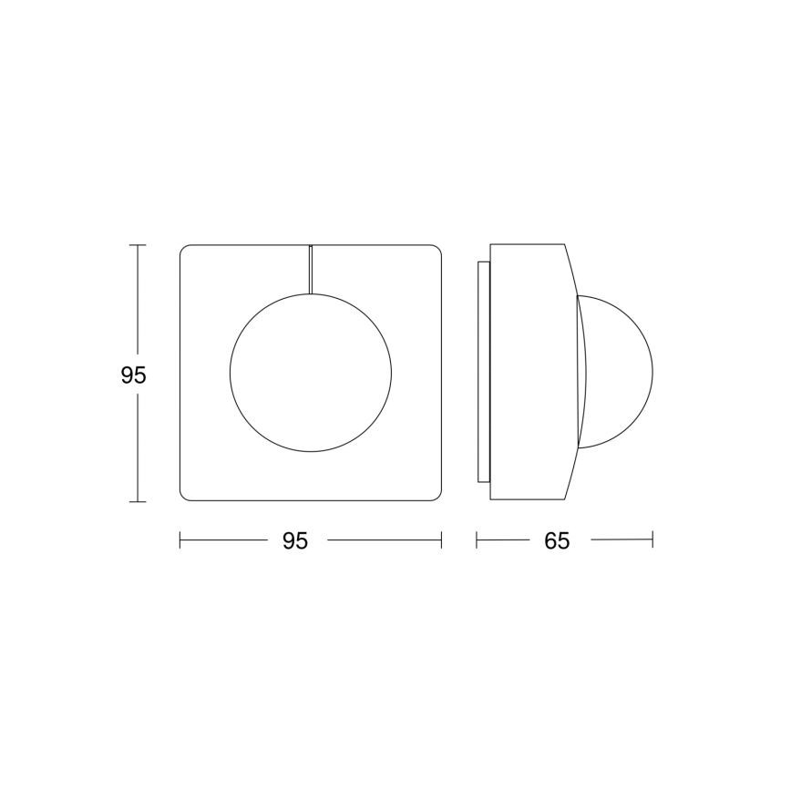 STEINEL 010478 - Kustību sensors IS3360 AP COM1 IP54