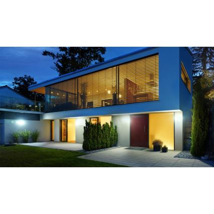 Steinel 012076 - LED āra sienas gaismeklis ar kustību sensoru XLED curved LED/10,5W/230V IP44