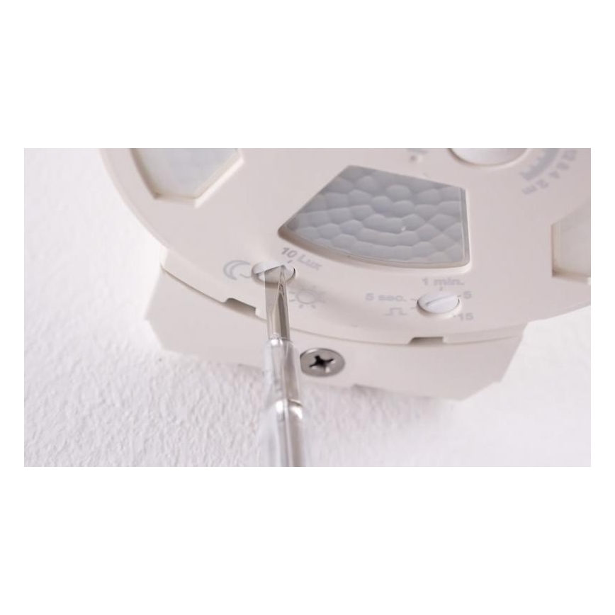 STEINEL 034955 - Āra kustību sensors SenslQ S balta IP54 + tālvadības pults