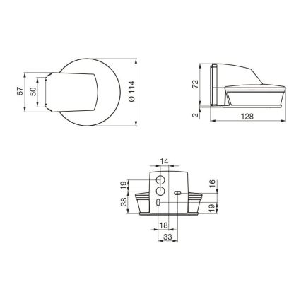 STEINEL 034955 - Āra kustību sensors SenslQ S balta IP54 + tālvadības pults