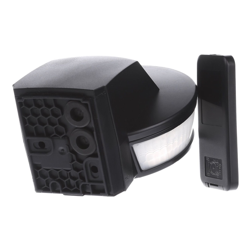 STEINEL 034979 - Āra kustību sensors SenslQ S melna IP54 + tālvadības pults