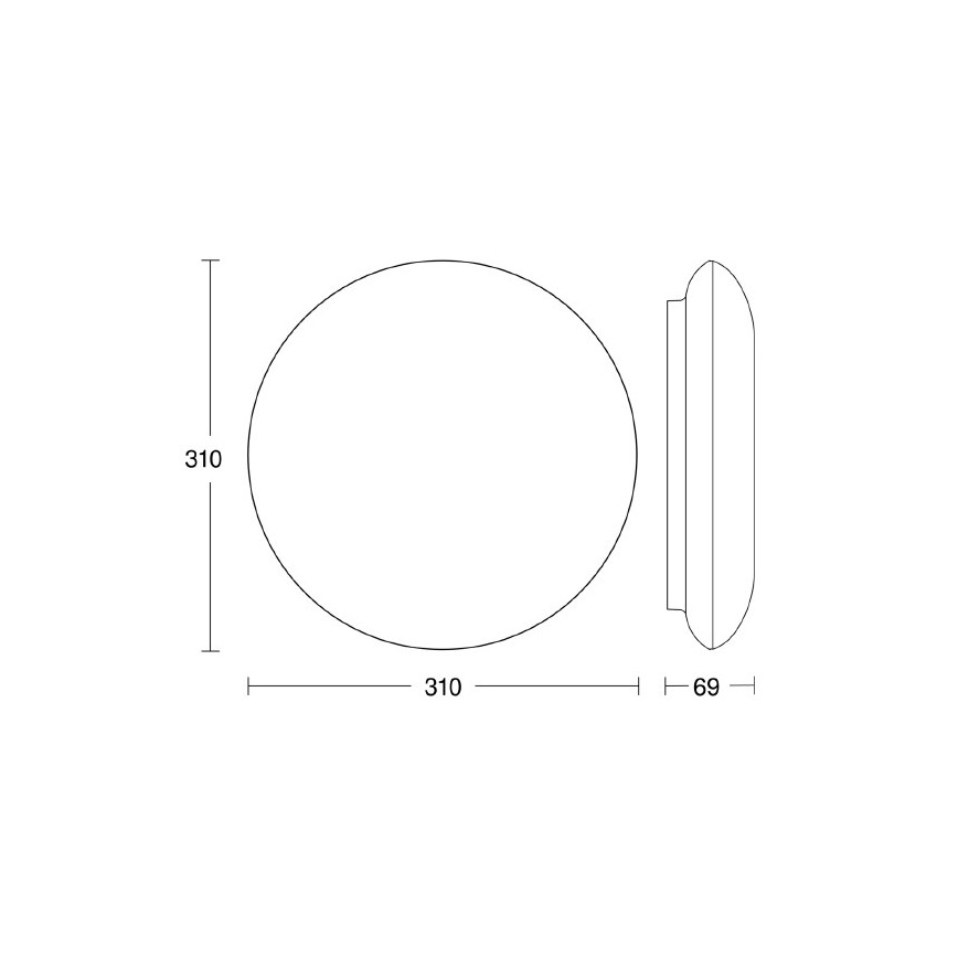 Steinel 035440 - LED Āra gaismeklis ar sensoru QUATTRO LED/10W/230V IP54