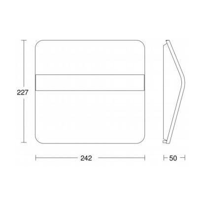STEINEL 035730 - LED Saules mājas numurs XSolar LH-N LED/0,03W IP44 2500 mAh