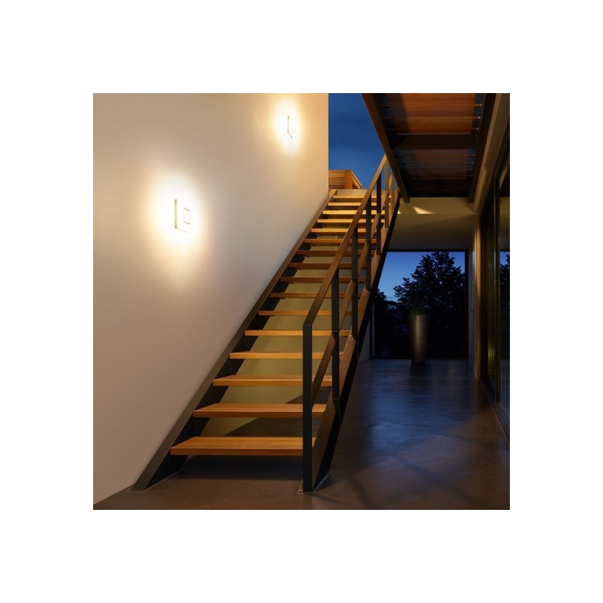 Steinel 052492 - LED Sienas gaismeklis ar sensoru RS LED M1 LED/9,5W/230V