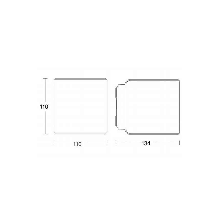 Steinel 055547 - LED Āra gaismeklis ar sensoru L 840 LED/9,5W/230V IP44 sudra