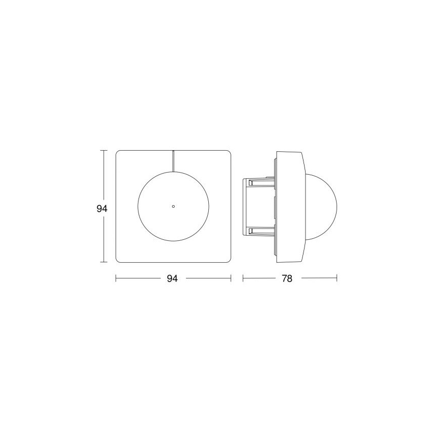 Steinel 055721 - Kustību sensors IS 3180 COM1 230V balts
