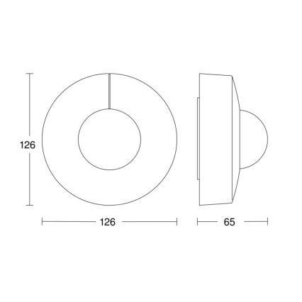 Steinel 057299 - Kustību sensors IS 345 DALI-2 IPD IP54 apalš balts