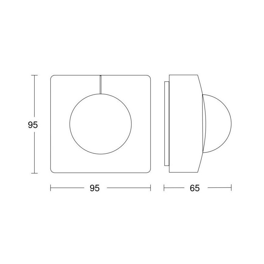 Steinel 057350 - Kustību sensors IS 3180 DALI-2 IPD IP54 balts