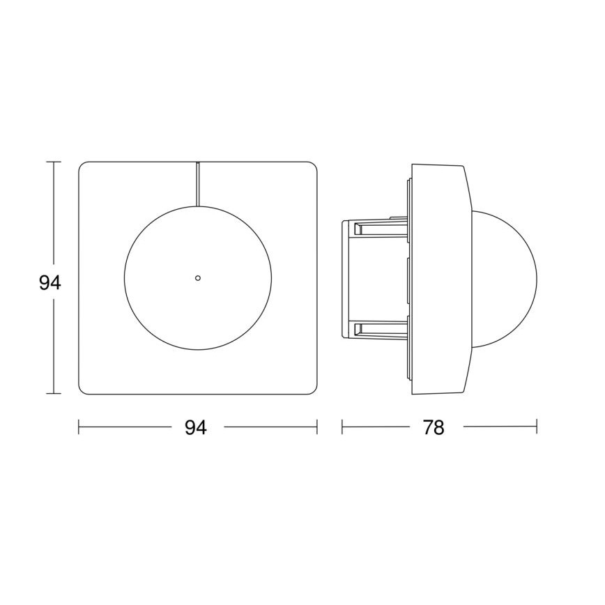 Steinel 057367 - Kustību sensors IS 3180 DALI-2 IPD balts