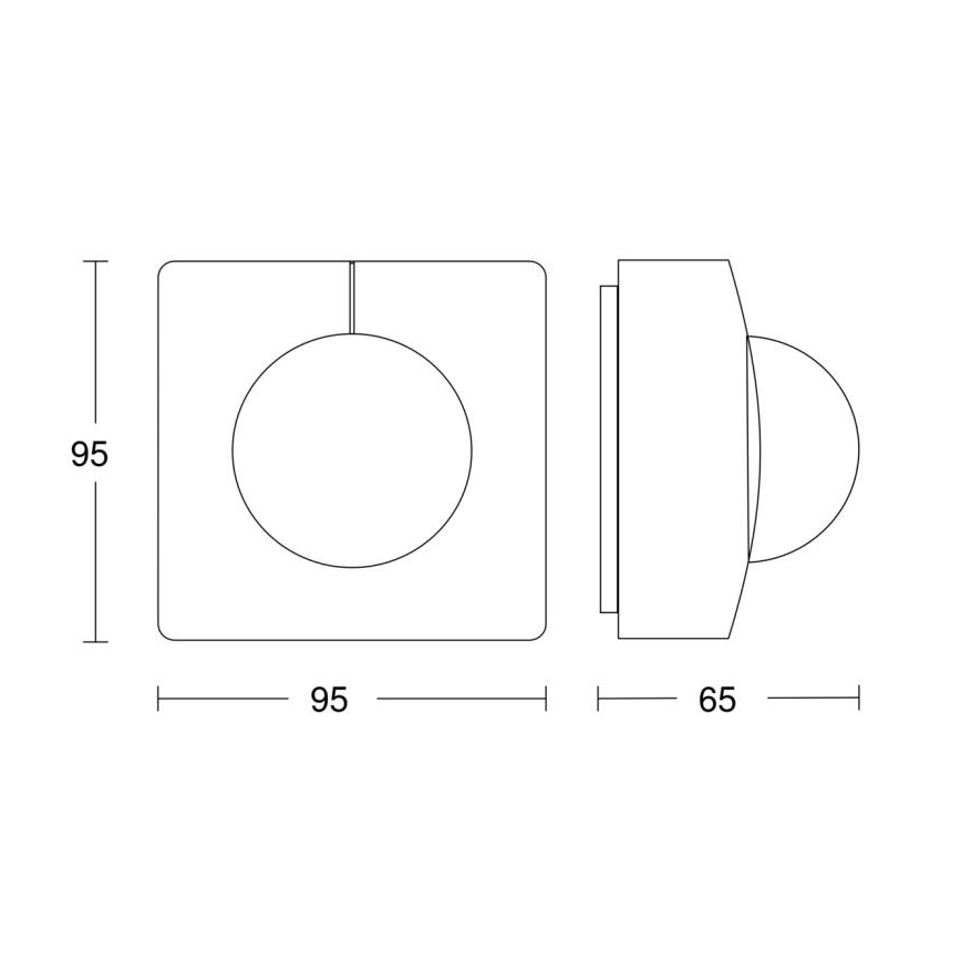 Steinel 057398 - Kustību sensors IS 345 MX Highbay DALI-2 IP54 balts