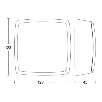 STEINEL 057916 - Āra kustību sensors TRUE PRESENCE COM1 IP54