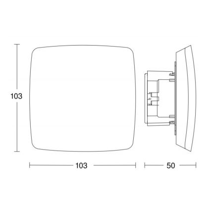 STEINEL 057923 - Kustības sensors TRUE PRESENCE COM1