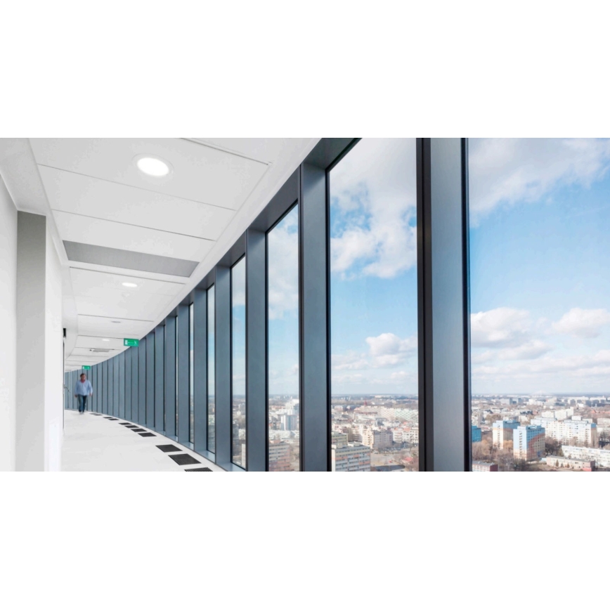 Steinel 057992 - Klātbūtnes noteikšanas detektors Hallway COM2 IP54 balts