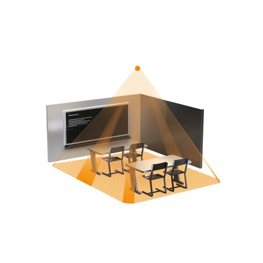 Steinel 058487 - Klātbūtnes detektors IR Quattro 8m V3 KNX balts