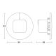 Steinel 058517 - Klātbūtnes noteikšanas detektors IR Quattro SLIM XS 4m V3 KNX balts