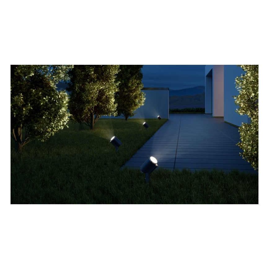 STEINEL 058685 – LED Āra Lampa ar Sensoru SPOT GARDEN 1×GU10/7W/230V IP44