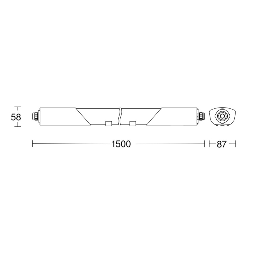 Steinel 058739 - LED Lielas slodzes lampa ar sensoru RS PRO 5150SC LED/42W/230V IP66 4000K