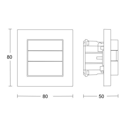 Steinel 059460 - Kustību sensors HF 180 KNX balts