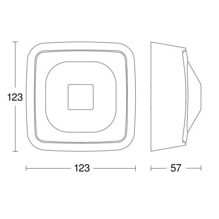 Steinel 064426 - Klātbūtnes detektors HF 360-2 BT IPD IP54 balta