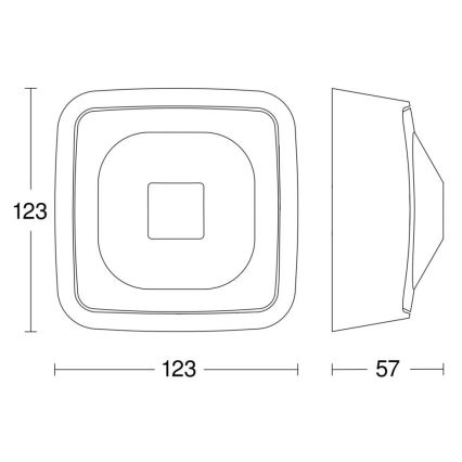 Steinel 064440 - Klātbūtnes detektors HF 360-2 COM1 IP54 balta
