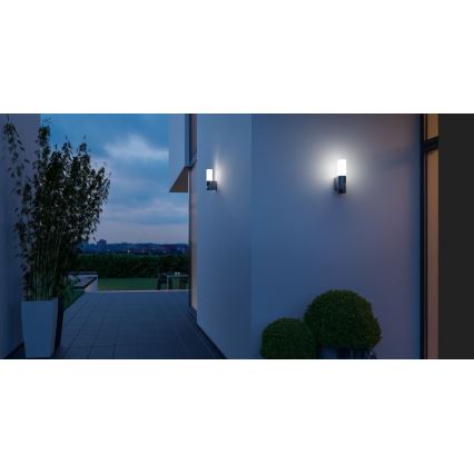 Steinel 065287 - LED Āra gaismeklis ar sensoru L 605 LED/9,5W/230V IP44 antracīta