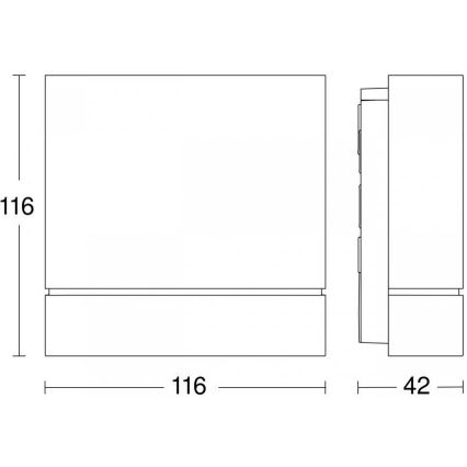 Steinel 066079 - Āra kustību sensors IS 180 DIGI HD COM1 IP54 antracīta