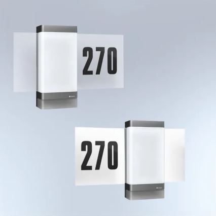 Steinel 067205 - LED Mājas numurs ar sensoru L270SC LED/7,8W/230V IP44