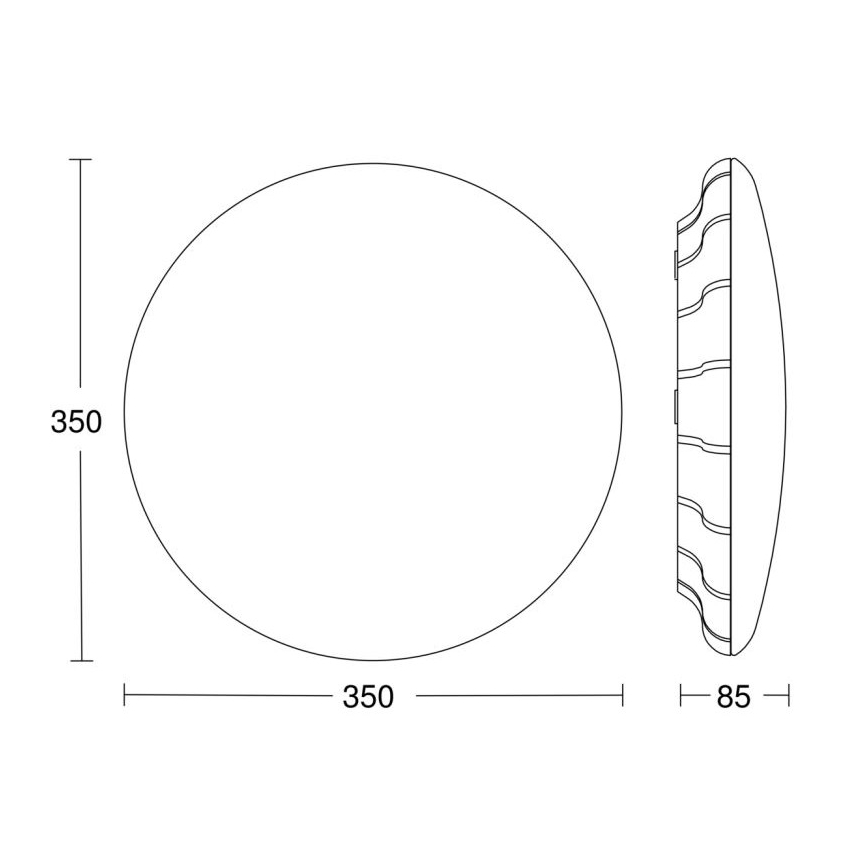 Steinel 068059 - LED Griestu lampa ar sensoru RS PRO S30 SC 25,8W/230V 3000K