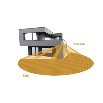 Steinel 068110 - LED Prožektors ar sensoru XLED PRO LED/20W/230V 3000K IP44 melna